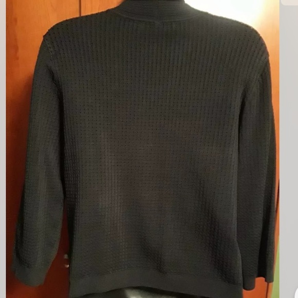 NWT Classiques Entier Black Cardigan 3/4 Sleeves S - Picture 2 of 3